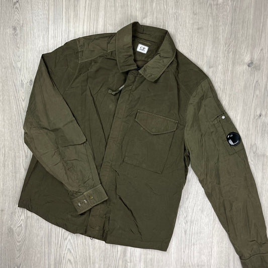 CP Company Chrome Overshirt - Khaki Castmark