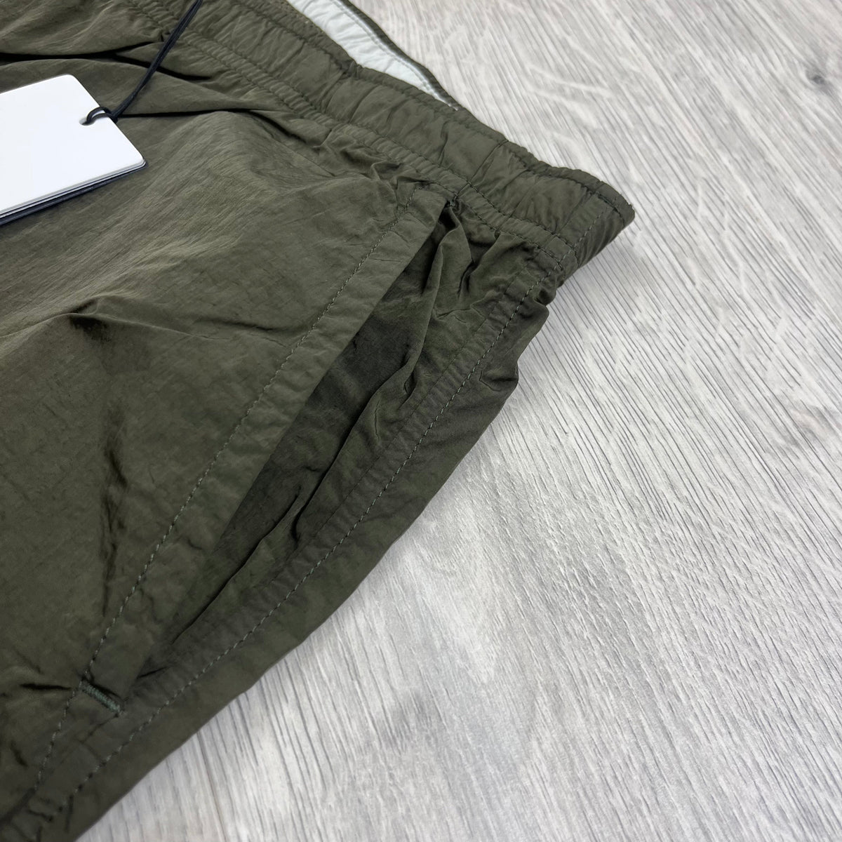 CP Company Chrome Swim Shorts - Ivy Green Castmark