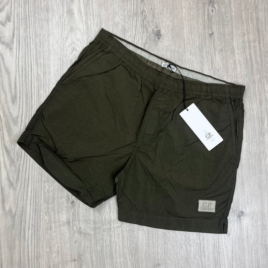 CP Company Chrome Swim Shorts - Ivy Green Castmark