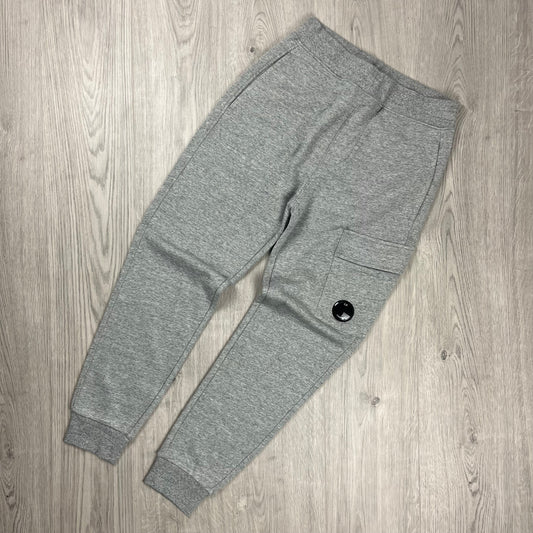CP Company Raised Fleece Sweatpants - Grey Castmark