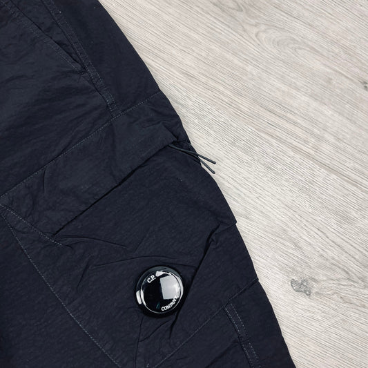 CP Company Nylon Cargo Trousers - Black Castmark