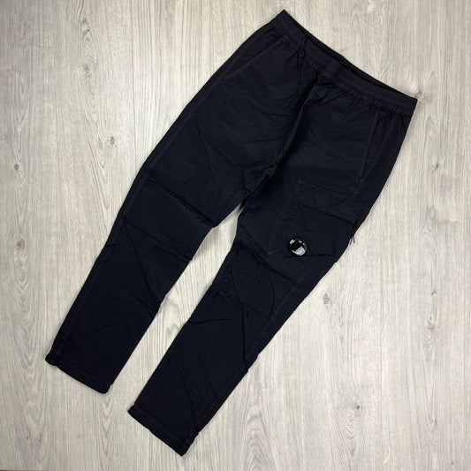 CP Company Nylon Cargo Trousers - Black Castmark