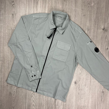CP Company Zip Overshirt - Blue Fox Castmark