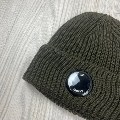 CP Company Lens Beanie - Ivy Green Castmark