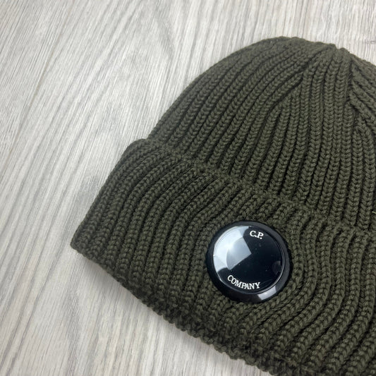 CP Company Lens Beanie - Ivy Green Castmark