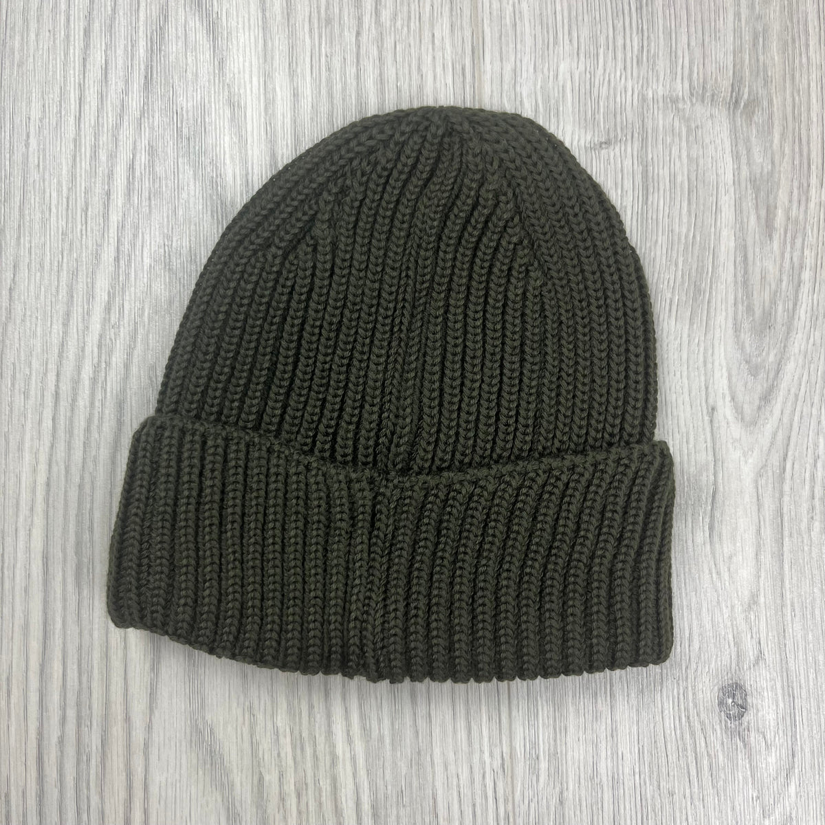 CP Company Lens Beanie - Ivy Green Castmark