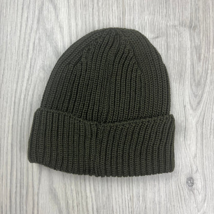 CP Company Lens Beanie - Ivy Green Castmark