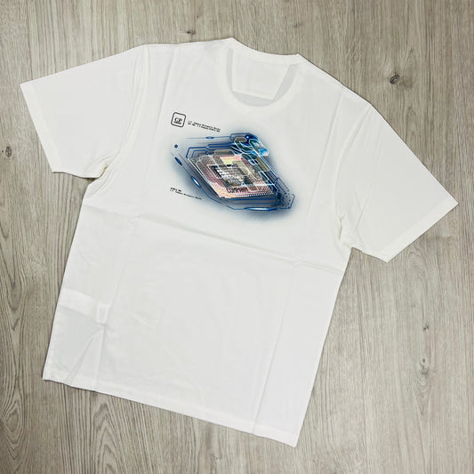 CP Company Metropolis T-Shirt - White Castmark