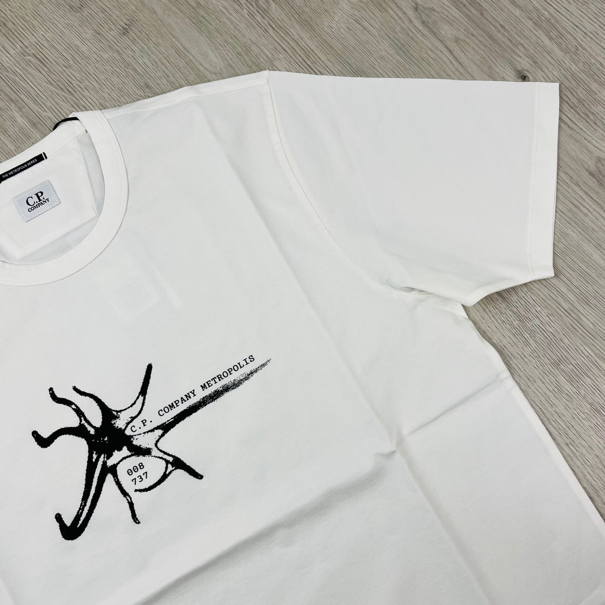 CP Company Metropolis T-Shirt - White Castmark