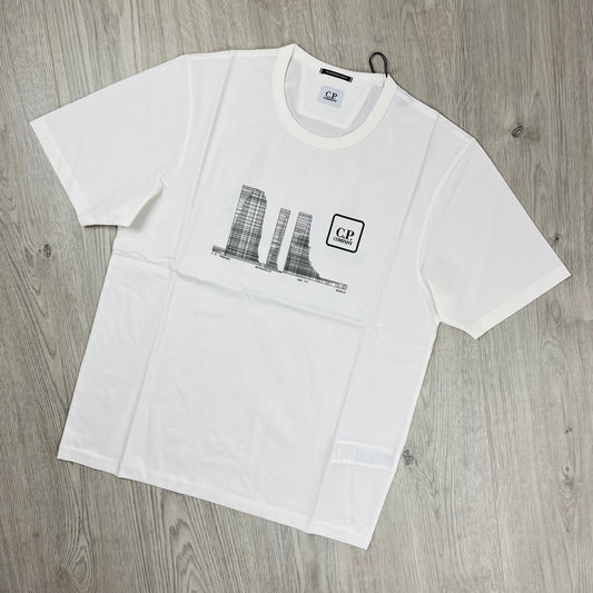 CP Company Metropolis T-Shirt - White Castmark