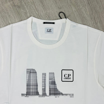 CP Company Metropolis T-Shirt - White Castmark
