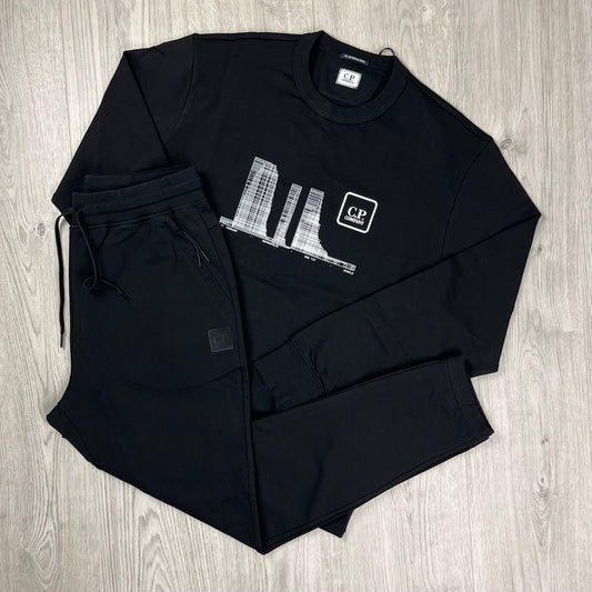 CP Company Metropolis Tracksuit - Black Castmark