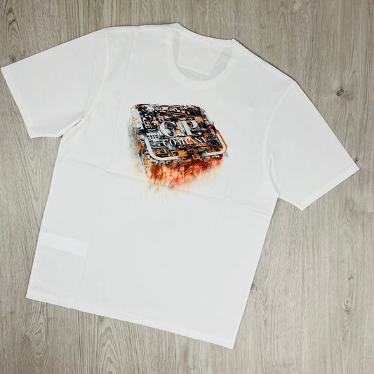 CP Company Metropolis T-Shirt - White Castmark