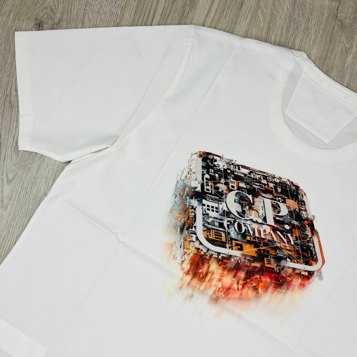 CP Company Metropolis T-Shirt - White Castmark