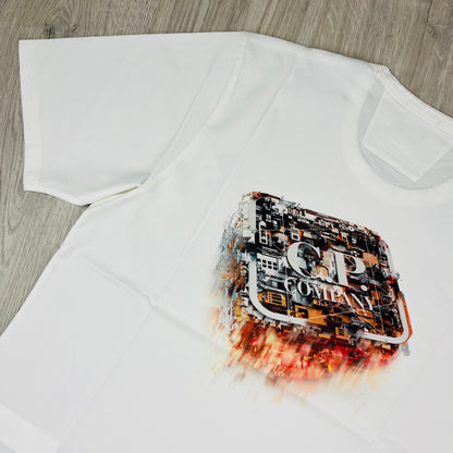 CP Company Metropolis T-Shirt - White Castmark