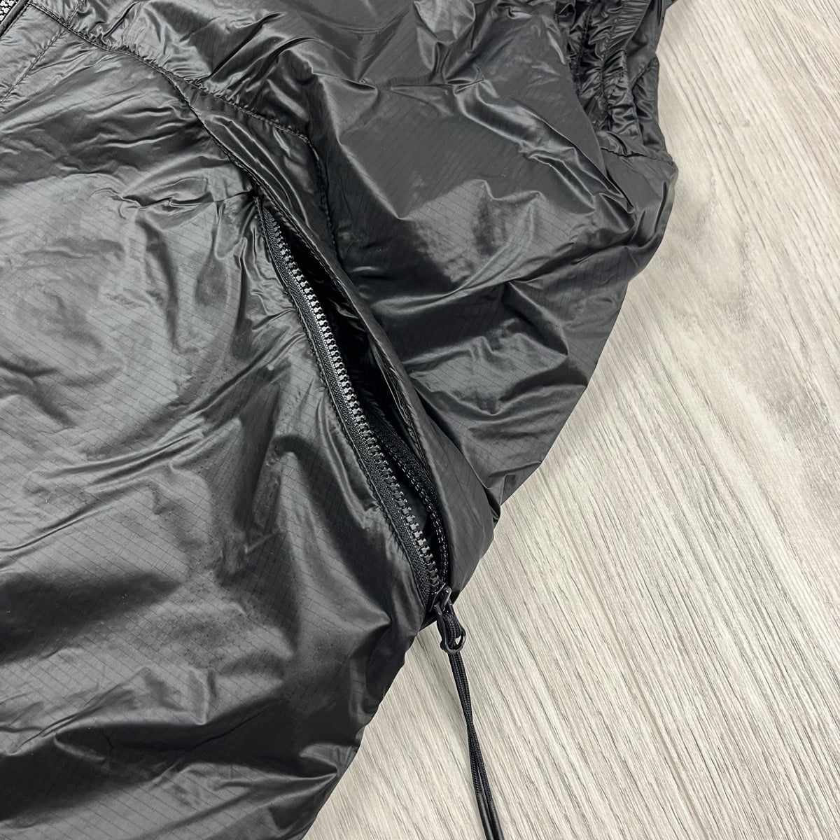 CP Company Nada Shell Gilet - Black Castmark
