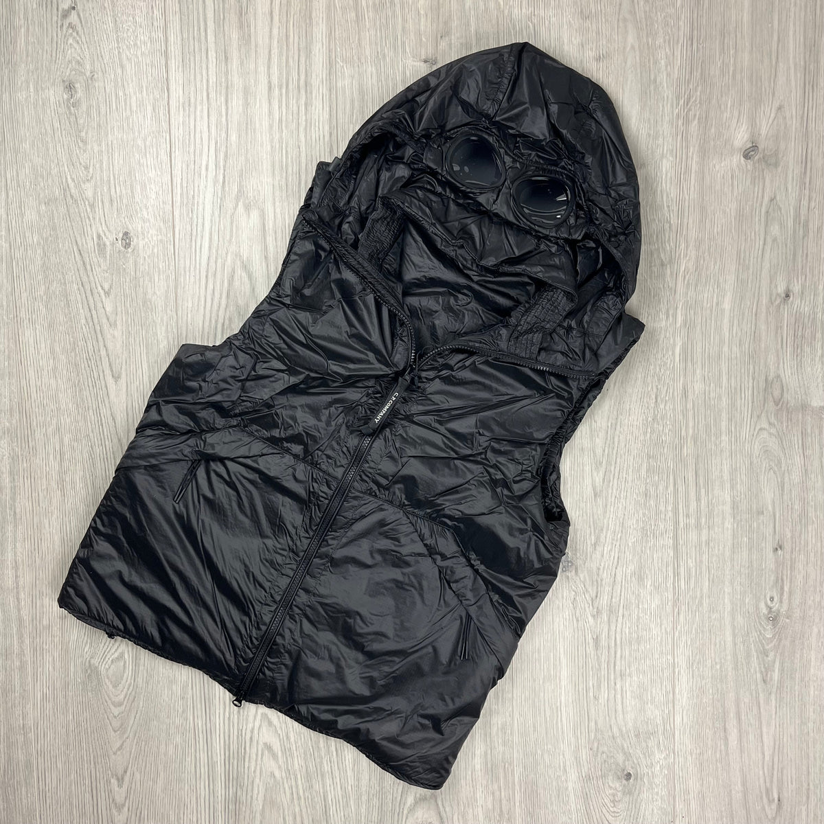 CP Company Nada Shell Gilet - Black Castmark