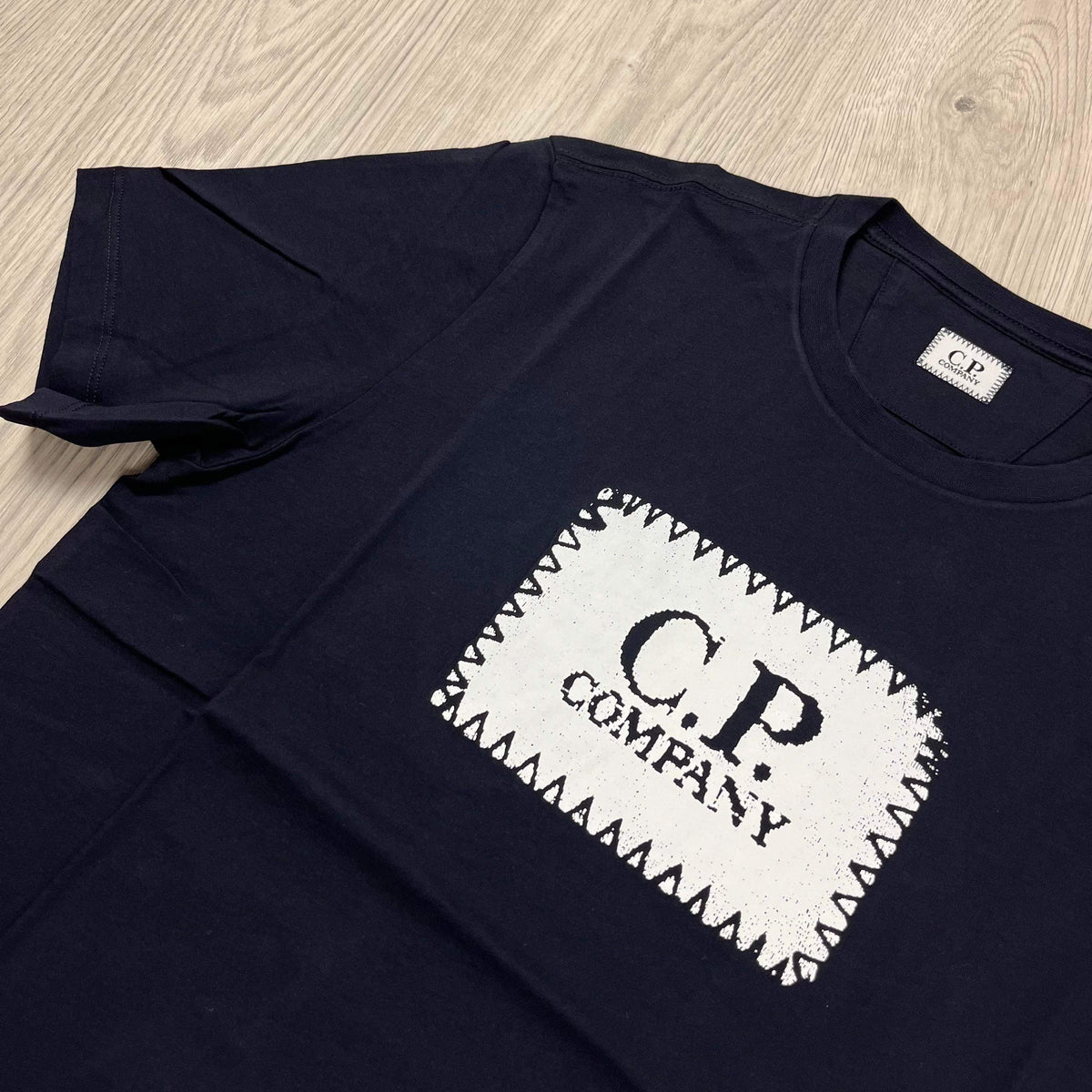 CP Company Stamp T-Shirt - Navy Castmark