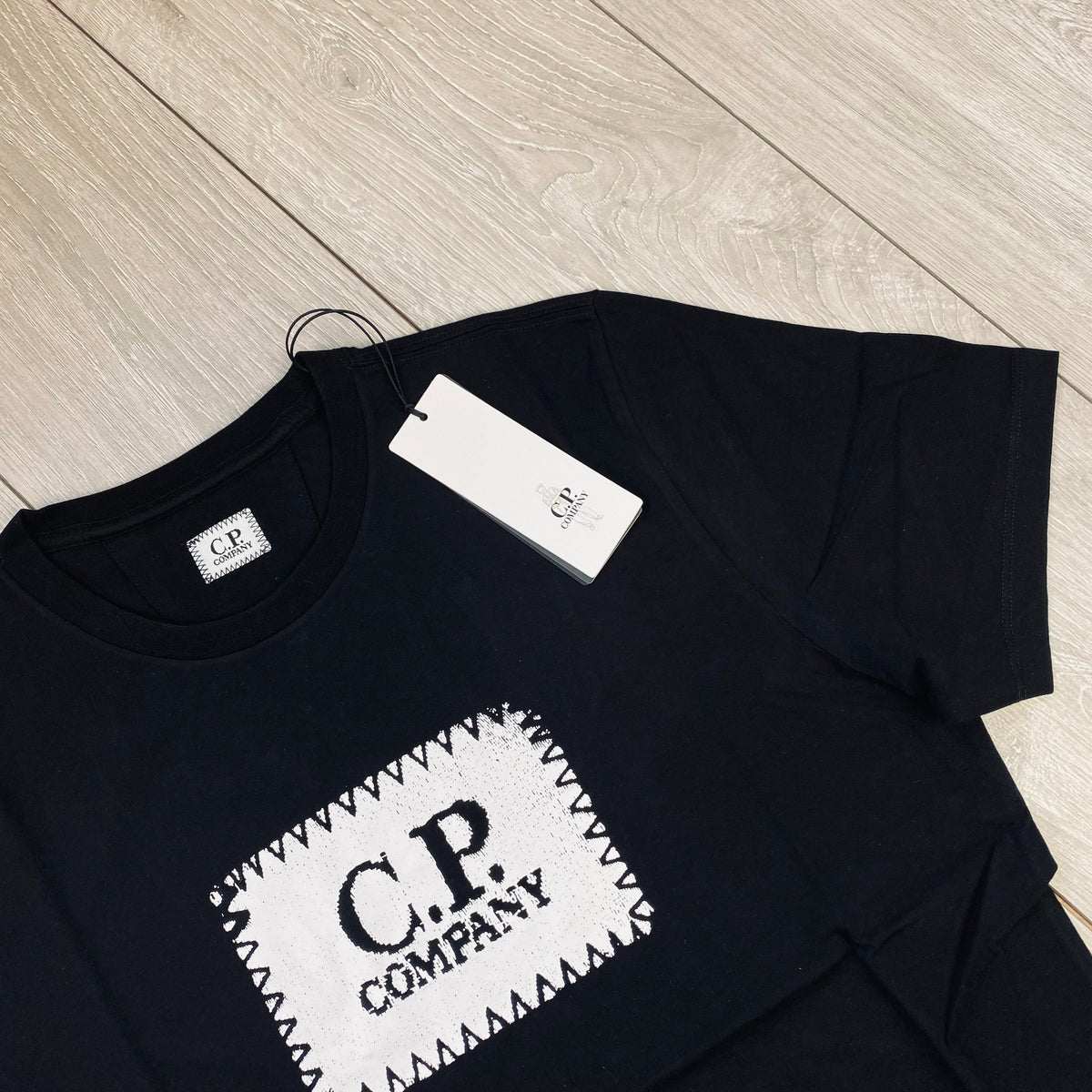 CP Company Stamp T-Shirt - Black Castmark