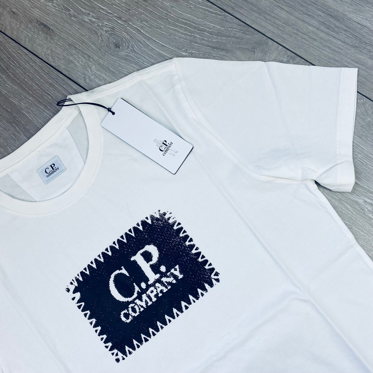 CP Company Stamp T-Shirt - White Castmark