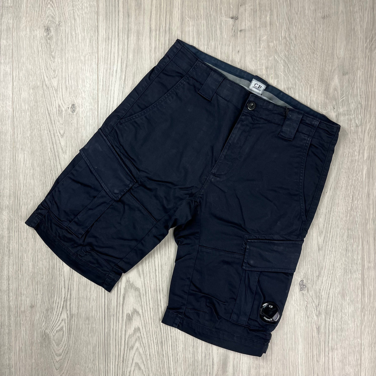 CP Company Cargo Shorts - Navy Castmark