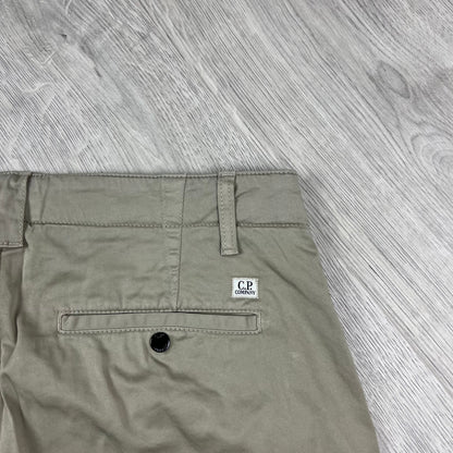 CP Company Cargo Shorts - Vintage Khaki Castmark