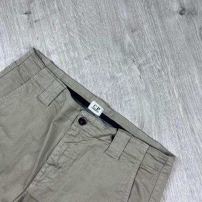 CP Company Cargo Shorts - Vintage Khaki Castmark