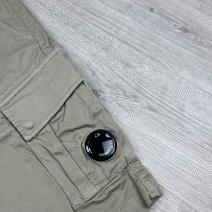 CP Company Cargo Shorts - Vintage Khaki Castmark
