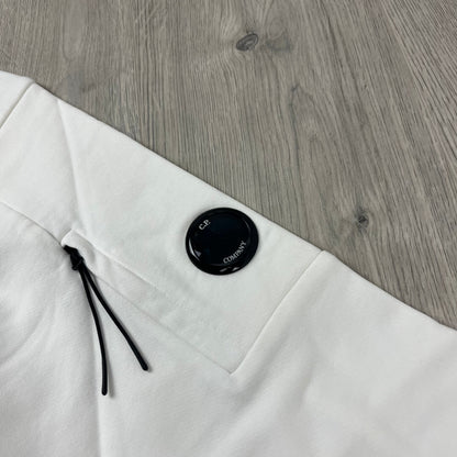 CP Company Raised Fleece Sweatshirt - White Castmark