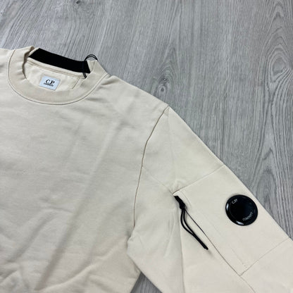 CP Company Raised Fleece Sweatshirt - Pistachio Shell Castmark