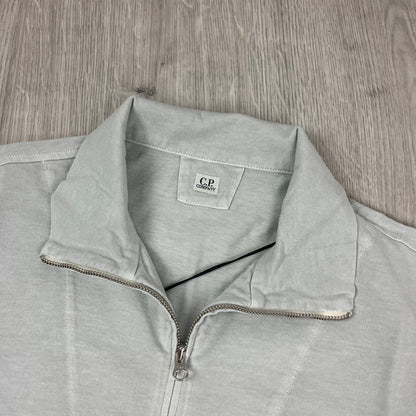 CP Company Zip Polo Shirt - Blue Fox Castmark