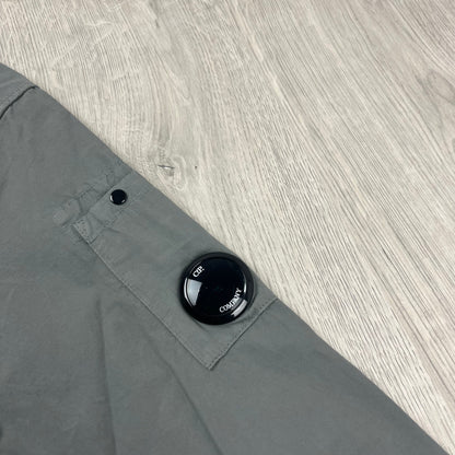 CP Company Zip Overshirt - Smoked Pearl Castmark