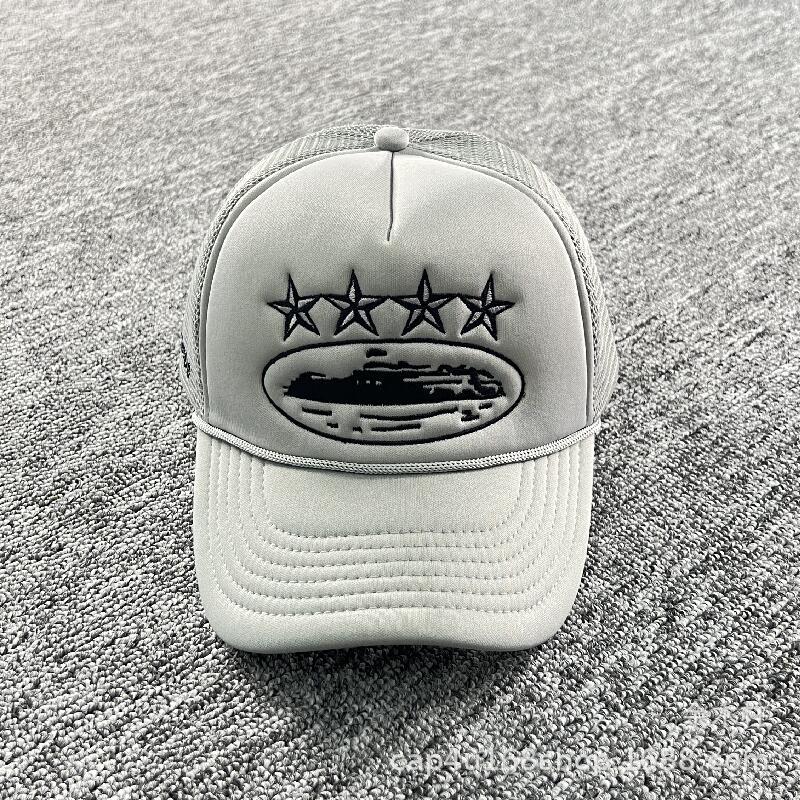 CORTEIZ Trucker Cap - Grey/White