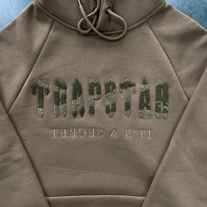 Trapstar Decoded Chenille Tracksuit - Olive Camo/Black