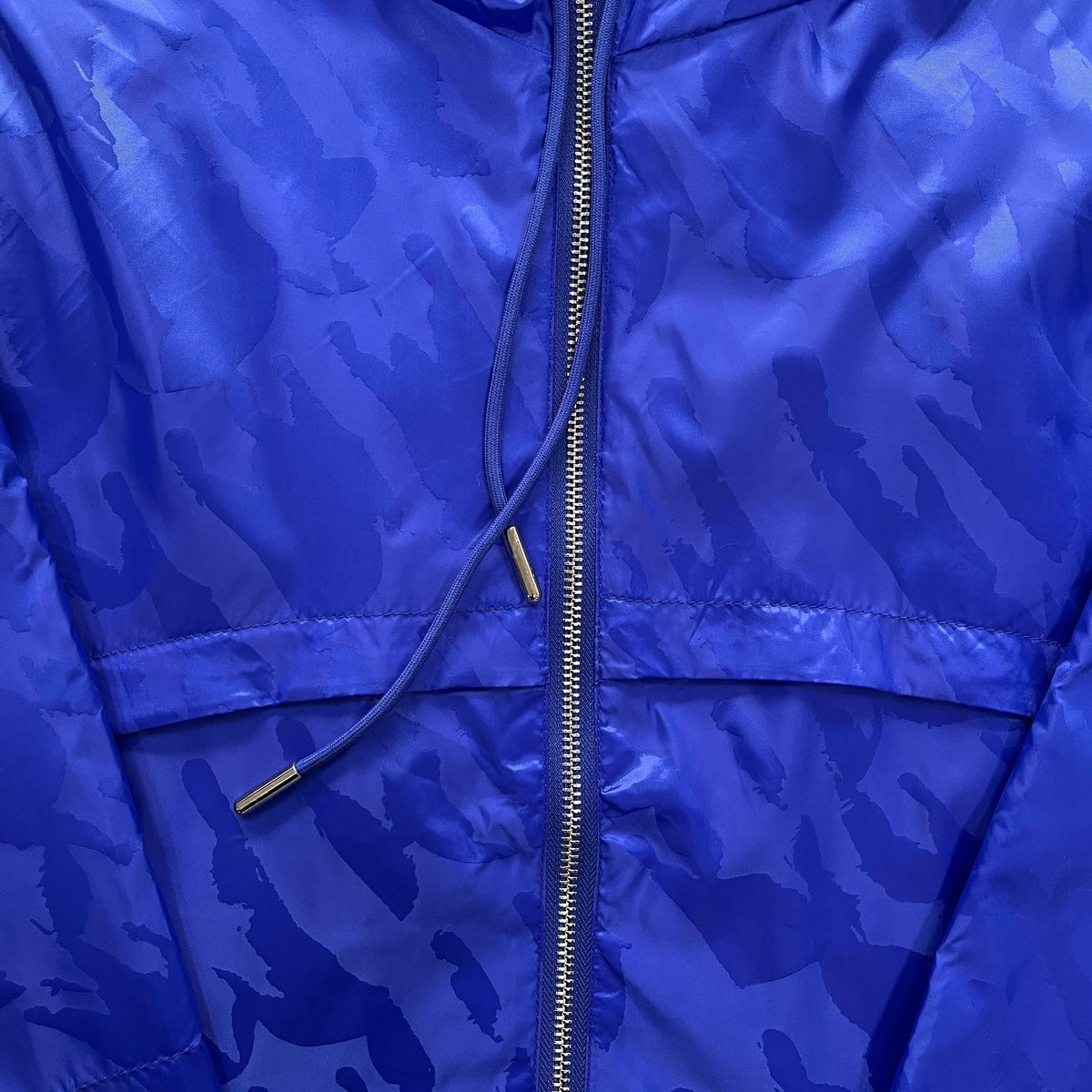 Trapstar Irongate T Jacquard Windbreaker - Black/Blue