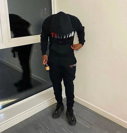Trapstar Chenille Decoded Tracksuit - Grey/Black