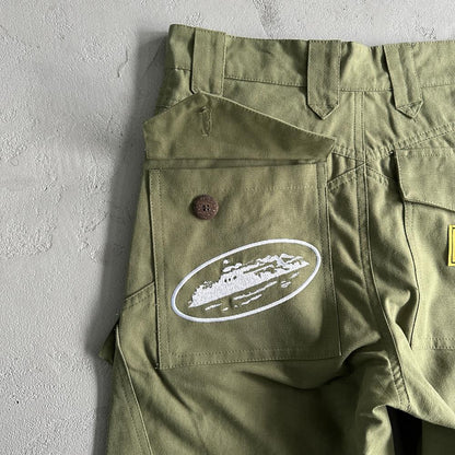 CORTEIZ Slant Pocket Pants - Military Green