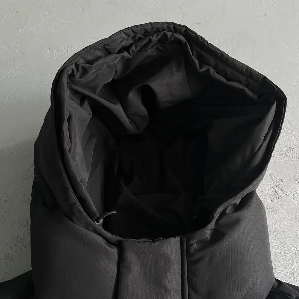 Trapstar Decoded 2025 Hooded Puffer - Blackout Edition
