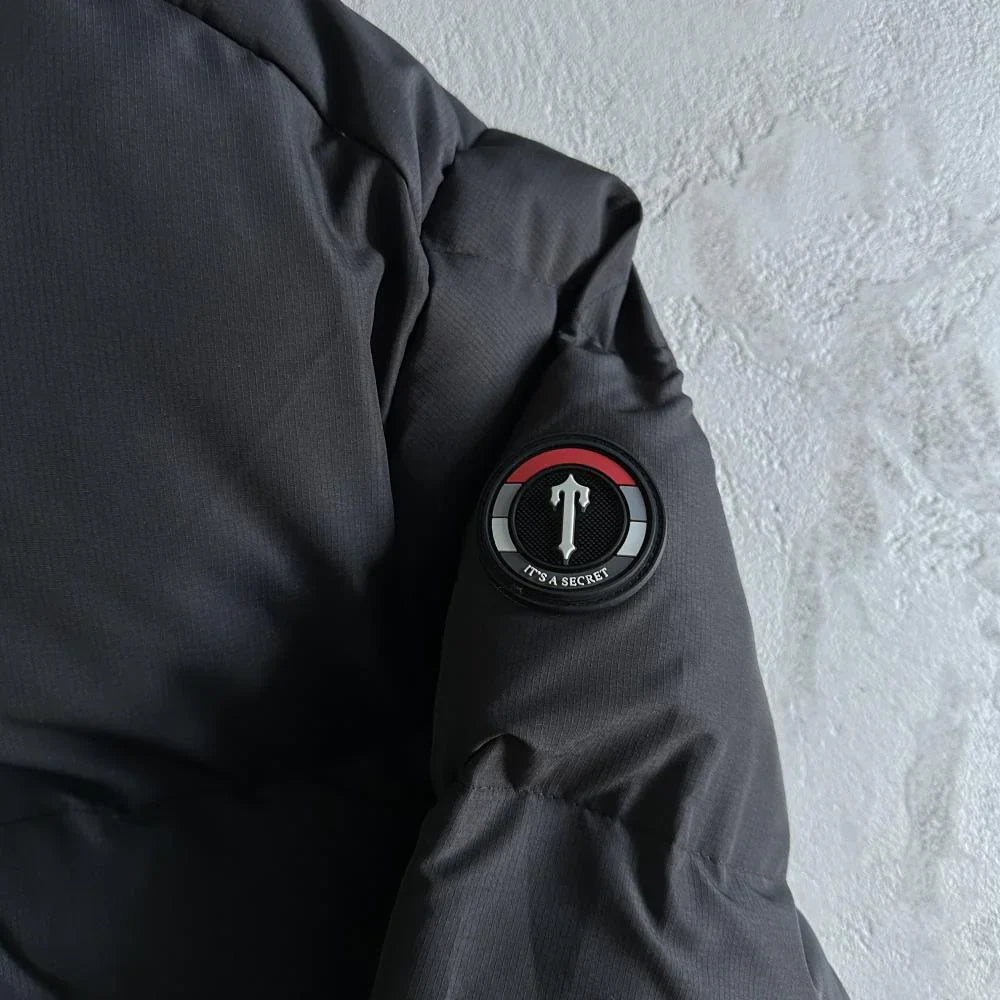 Trapstar Decoded 2.0 Hooded Puffer - Black/Red