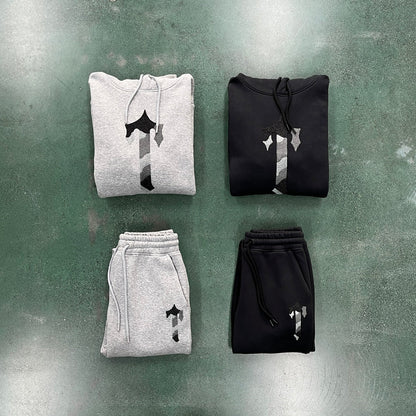 Trapstar Camo T Tracksuit - Black/Grey