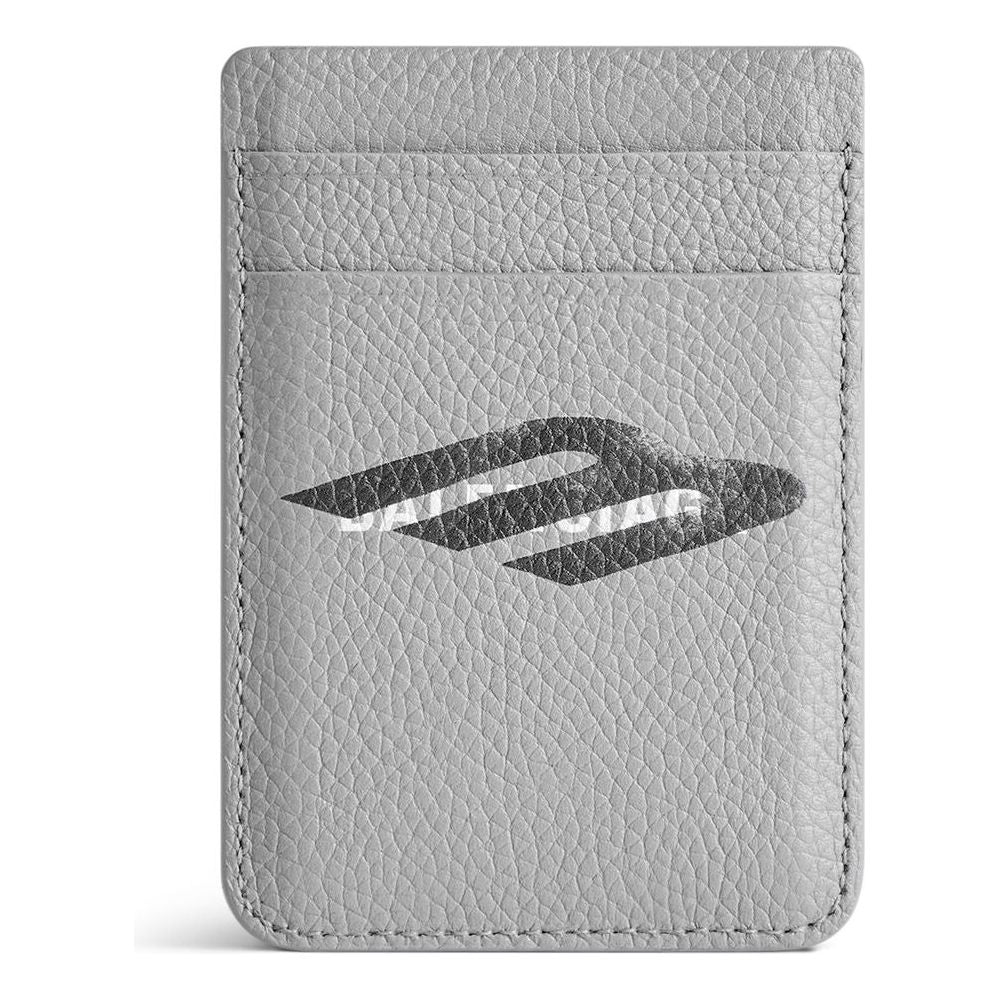 Balenciaga Cash Magnet Card Holder 'Grey Black' 6758352AA7C1469