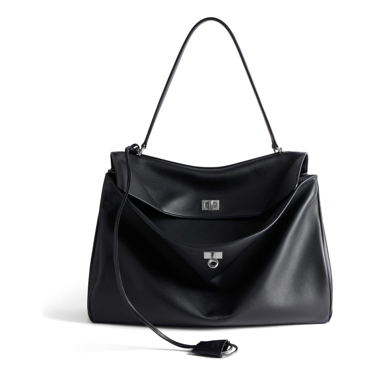 (WMNS) Balenciaga Rodeo Large Handbag 'Black' 7897442AA4U1000