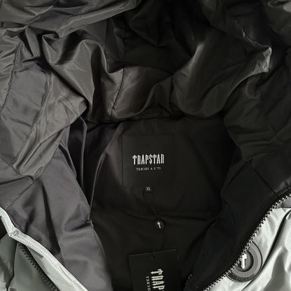 Trapstar Decoded Puffer Jacket - Grey/Black