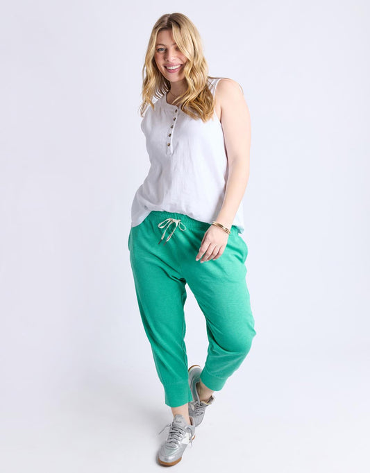 3/4 Brunch Pant - Gumdrop Green