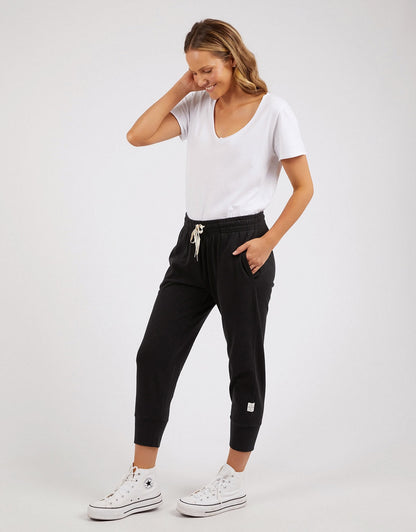 3/4 Brunch Pants - Black
