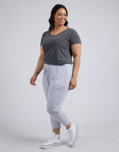 3/4 Brunch Pants - Grey Marle