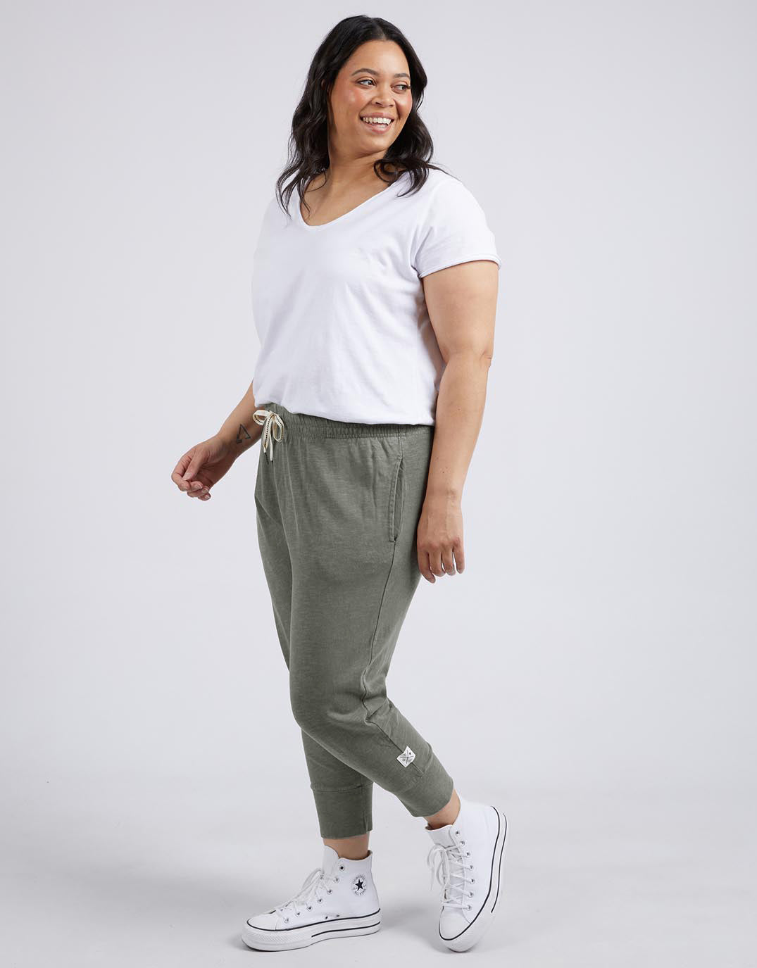 3/4 Brunch Pants - Khaki
