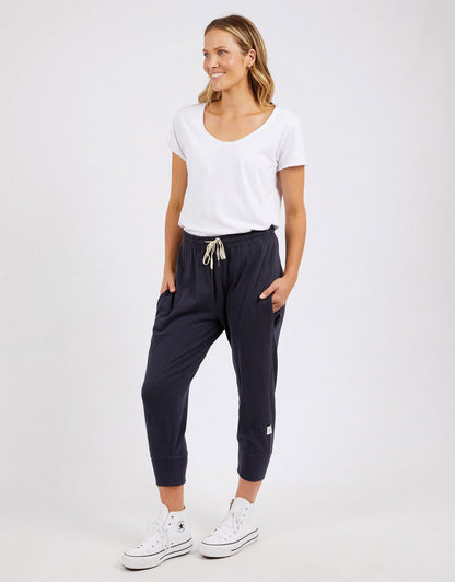 3/4 Brunch Pants - Navy