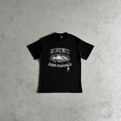 CORTEIZ Spider Webb T-Shirt - Black