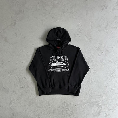 CORTEIZ X Supreme Hoodie - Black